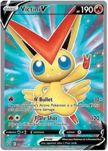 Victini V - 144/163 - Full Art - Battle Styles - NM/M