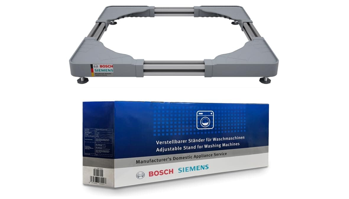 Bosch Siemens Original Adjustable Pedestal for Washing Machine (Universal Stand for All Washing Machines)