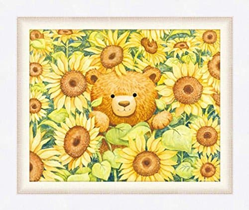 Starlit DIY 3D Diamond Painting Rhinestone Embroidery Kit Mosaic Painting Size 73x60cm/29x24inch (71666 Bear)