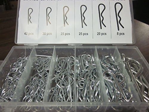 150Pc G Industrial R Pin Mechanical Hitch Hair Pin Tractor Clip Assortment Hp150