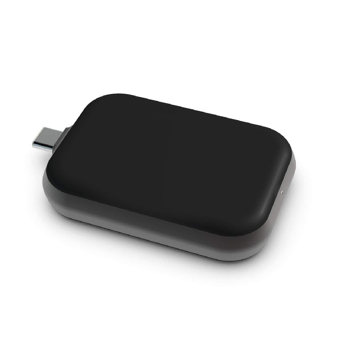 ZENS Wireless Charger for Apple AirPods Pro / 2 with USB-C connector (Perfect for use on devices with USB-C port, Made of high grade aluminium, Plug & Play, Additional USB-C cable)