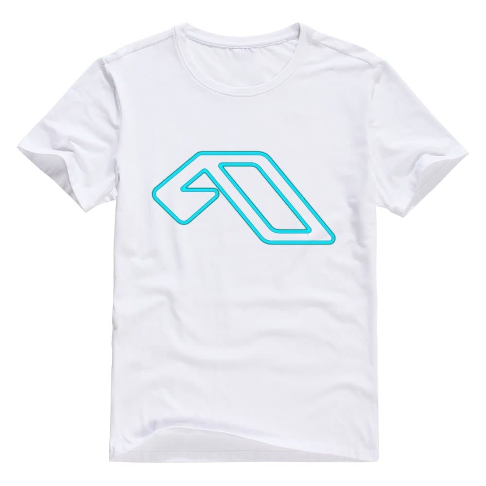Men's 10 Years Of Anjunabeats Above Beyond Swag 100% Cotton T Shirt White US Size M