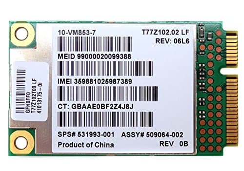 HP PROBOOK 6450B UN2420 QUALCOMM GOBI2000 3G/HSPA WWAN card 531993-001