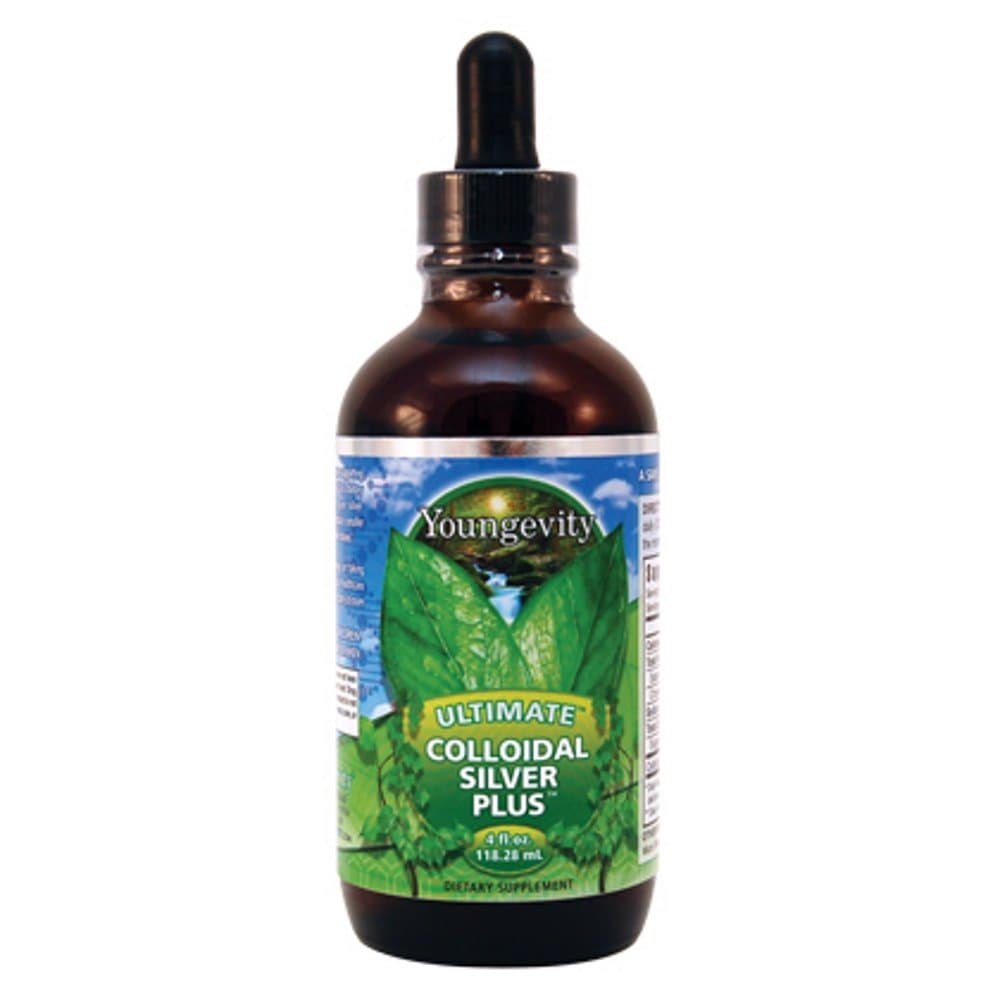 Youngevity Ultimate Colloidal Silver – 5 ppm Pure Immune Support Supplement – Natural Immune Defense with Micro-Fine Silver Particles – Vegan, Preservative-Free – 4 fl oz Dropper Bottle