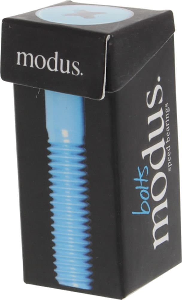 Modus Bearings Phillips Black / Blue Skateboard Hardware Set - 1 1/2"