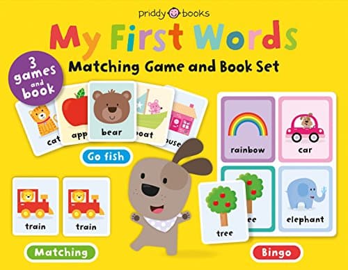 My First Words Matching Game and Book Set: Three games and a book (My First Priddy, 1)