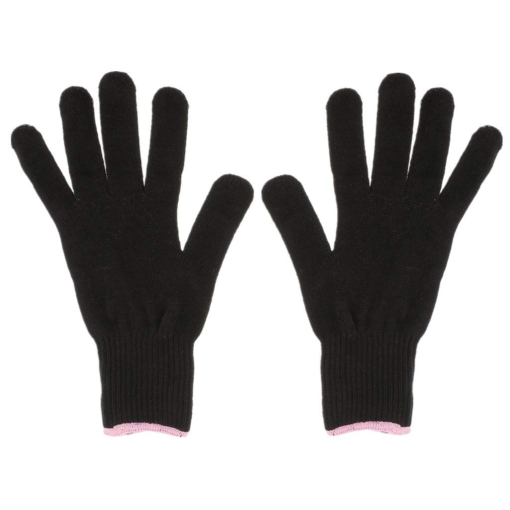 2 Pieces Professional Heat Resistant Gloves Heat Insulation Blocking Glove Suit for Protection While Hair Styling Curling Straight Tool