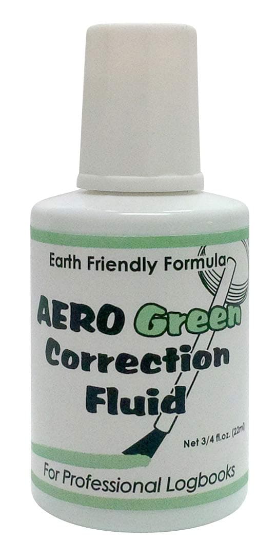 AeroGreen Professional Logbook Correction Fluid