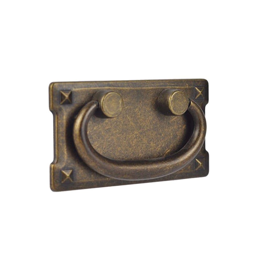 LOVIVER Vintage Style Kitchen Cabinet Cupboard Drawer Pull Ring Handle Knob Brass - 3 Colors for Choose, 3, as described