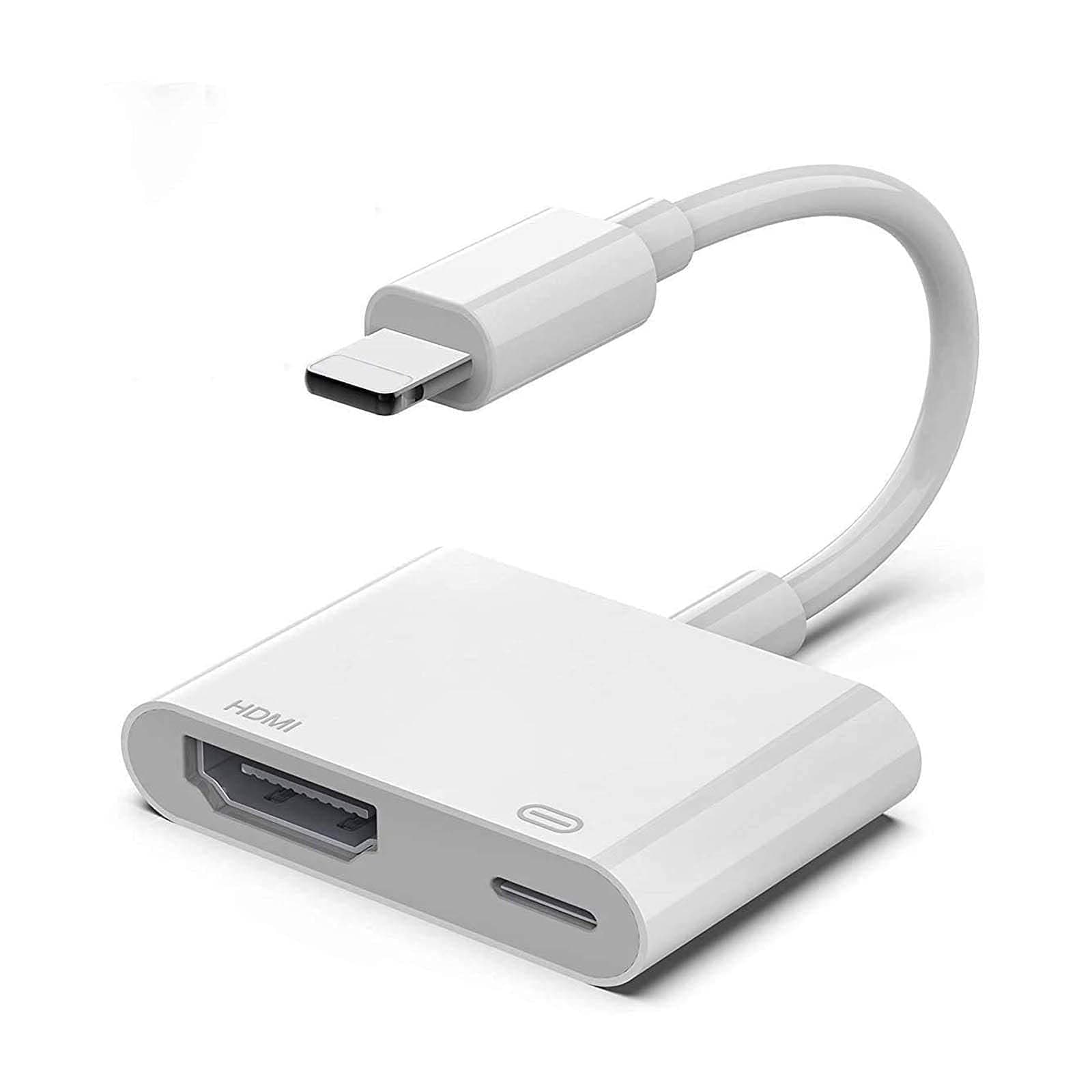 [Apple MFi Certified]Lightning to HDMI Adapter,1080P Digital AV Adapter Sync Screen Connector with Charging Port for iPhone 11/11 Pro/XS/XR/X/8 7,iPad on HD TV/Monitor/Projector(Home Essentials)