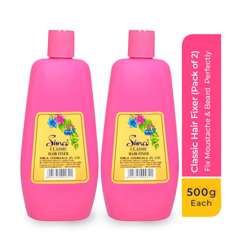 Classic Hair Fixer Lotion, Combo Pack Of 2, (500G Each)|Fix Moustache & Beard With Extra Hold & Shine