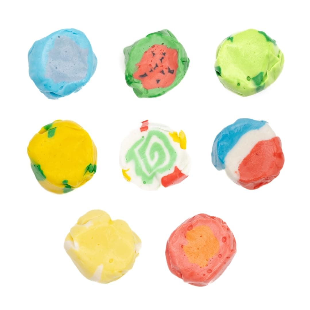Taffy Shop Summer Favorites, Salt Water Taffy – Assorted Gourmet Soft Chewy Candy, Variety Pack, Bulk Sweet Snack, Fresh Gift & Gluten-Free, 30 Individually Wrapped Pieces (7oz)