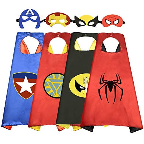 Easony Superhero Capes for Kids,Toys for 3-6 Year Old Boys Toys for 3 Year Old Boys Gifts for 3-12 Year Old Girls Superhero Capes Superhero Toys Superhero Masks for Kids Superhero Costumes for Boys
