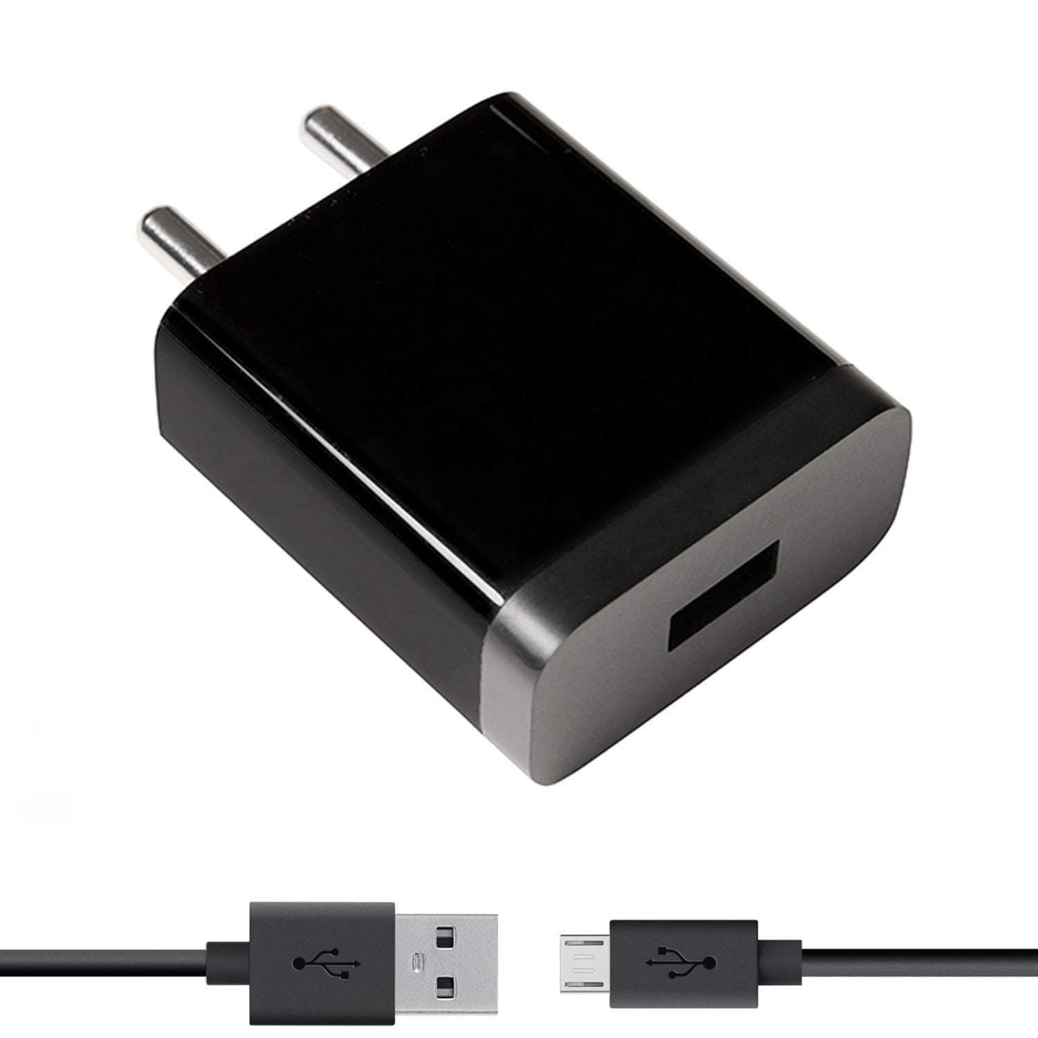 18W Charger for HTC Windows Phone 8X Charger Original Mobile Wall Charger Fast Charging Qualcomm 3.0 Charger Hi Speed Rapid Fast Charger with 1.2m Micro Cable - (Black, SE.I3)
