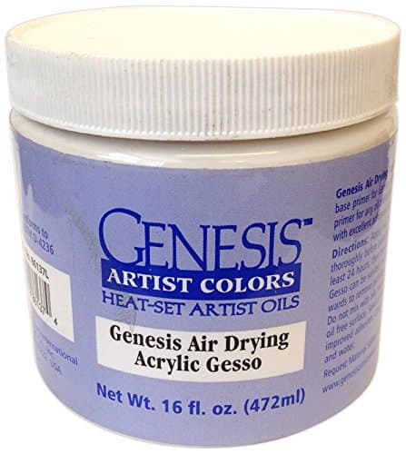 Jones Tones Gac Gesso Air Dry Acrylic Jar, Clear
