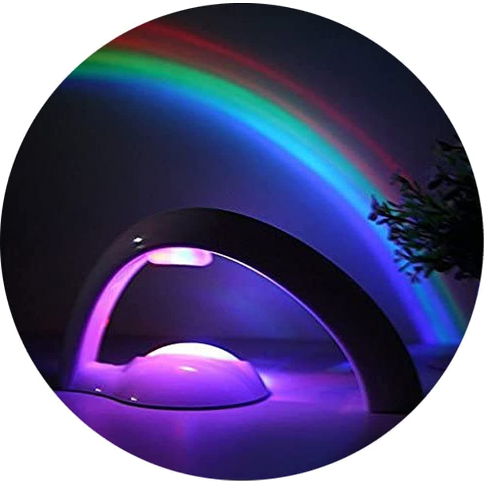 LEKHU Rainbow in My Room Led Lights Projector Lamp , Night Light for Bedroom Suitable for Gift & Décor