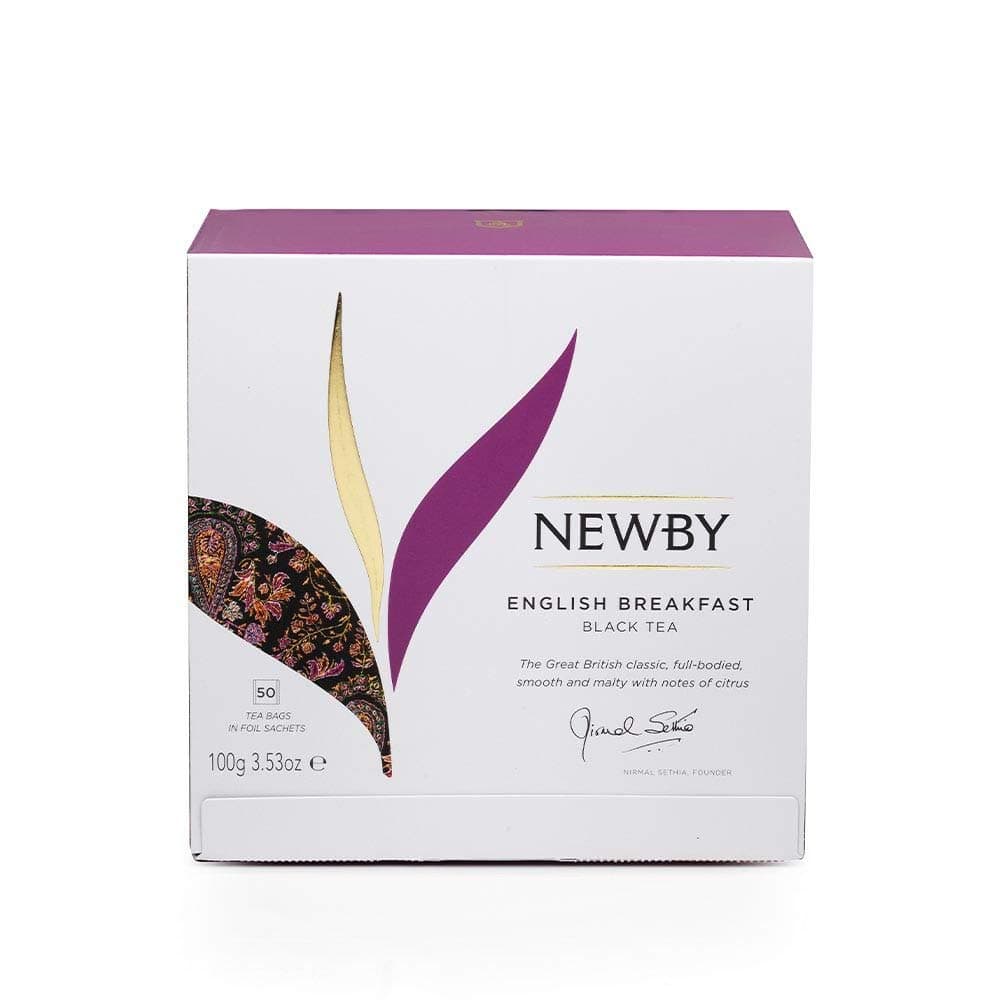 Newby Teas English Breakfast Teabags (Pack of 1, Total 50)