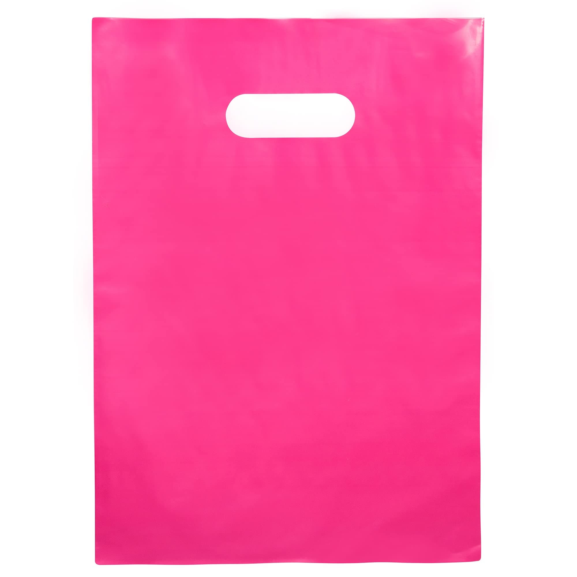 100 Pink Shopping Bags for Small Business
