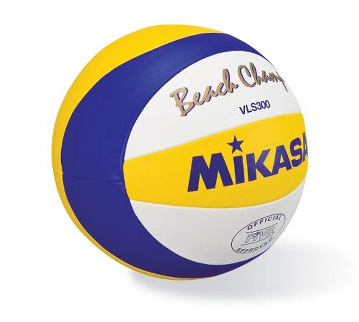 Mikasa VLS300, Beach Champ – Official Game Ball of The FIVB,Blue/Yellow