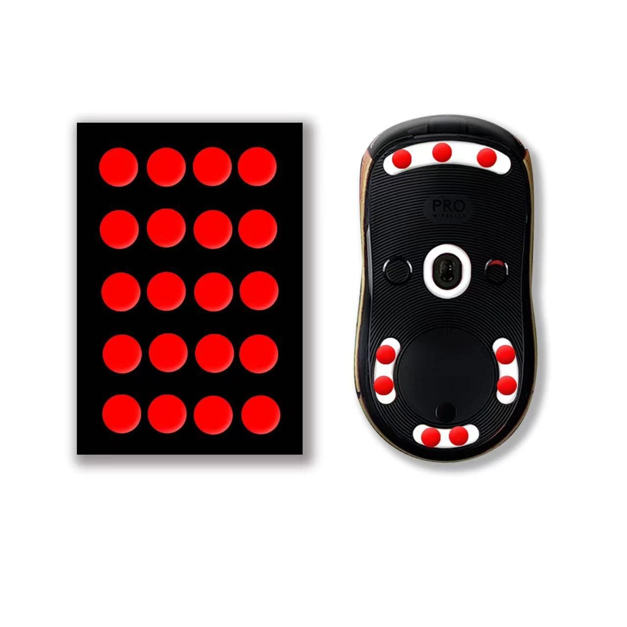 X-Raypad Jade Speed Mouse Skates, Offers Excelent Wear Resistance, Speed & Control Abrasion Resistance, Curved Edge, Move More smoothly, Suitable for Cloth Mouse Pads & Glassmouse Pads