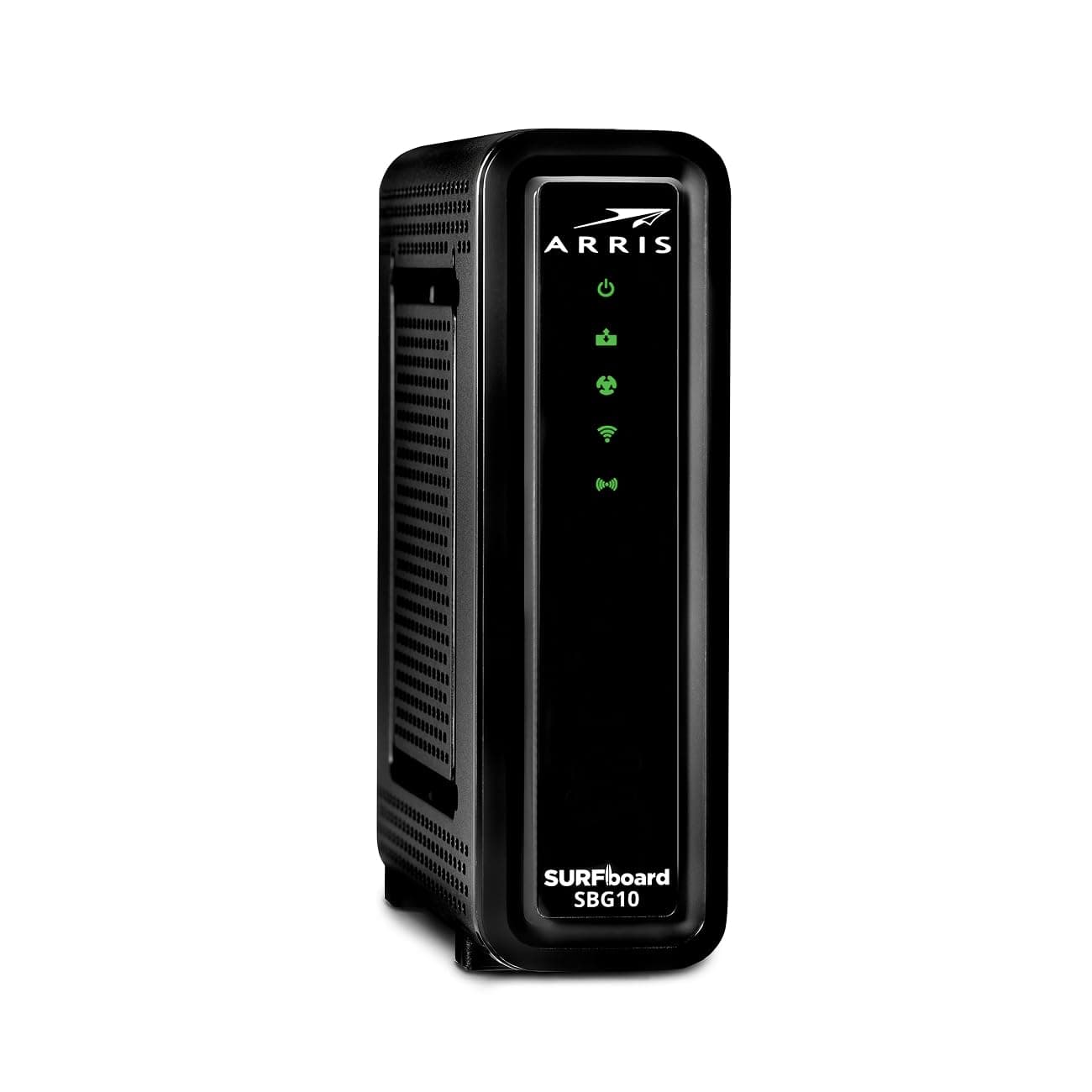 SURFboard SBG10 DOCSIS 3.0 16 x 4 Gigabit Cable Modem & AC1600 Wi-Fi Router | Comcast Xfinity, Cox, Spectrum | Two 1 Gbps Ports | 400 Mbps Max Internet Speeds | SURFboard App | 2 Year Warranty