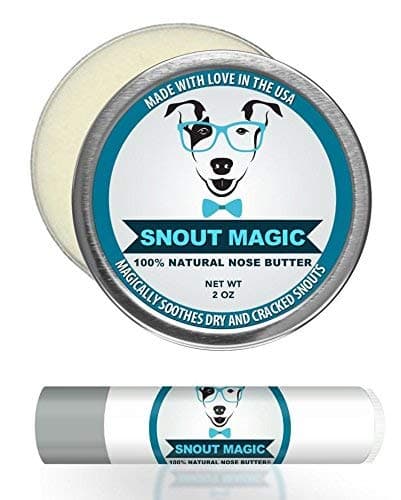 Diamond Package - Premium All Natural Dog Nose Butter Moisturizer Balm to Sooth, Cure, & Heal Dry Cracked Chapped Dog Nose - Includes (2oz) & Mini Tube (.15 oz)