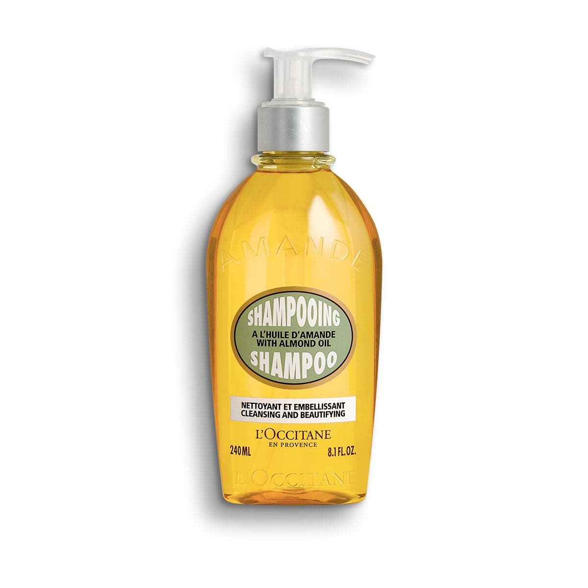 L’OCCITANE Shampoo: For All Hair Types, Enhance Shine, Lightweight Hair, Gently Cleanse, Irresistible Scent, Almond, Citrus Verbena, Rose