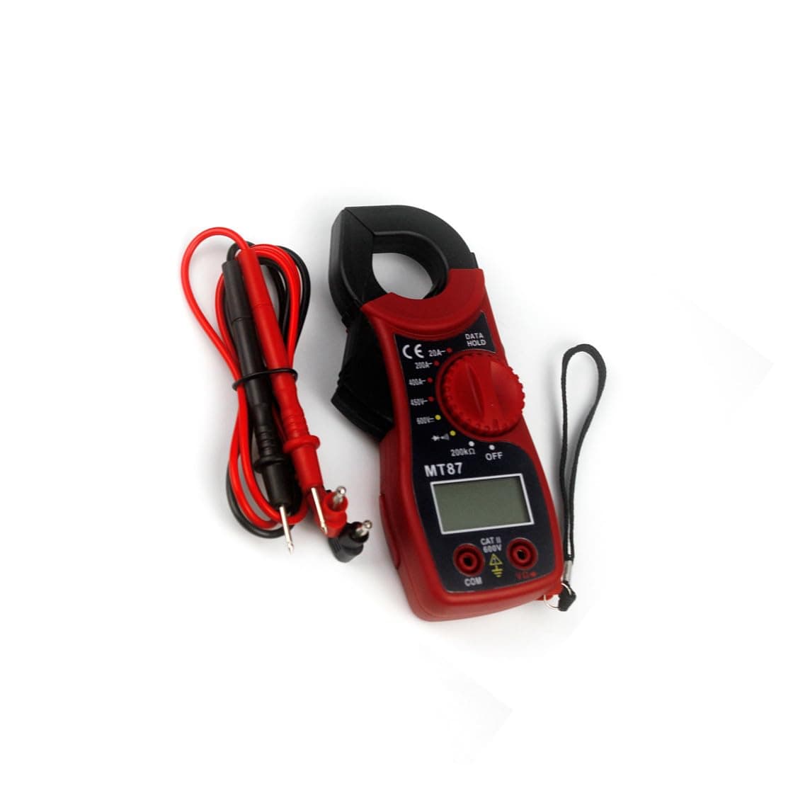MT87 Digital Clamp Meter, AC DC handheld Multimeter Measures Voltage Tester, AC Current, Resistance, Continuity, Tests Diodes