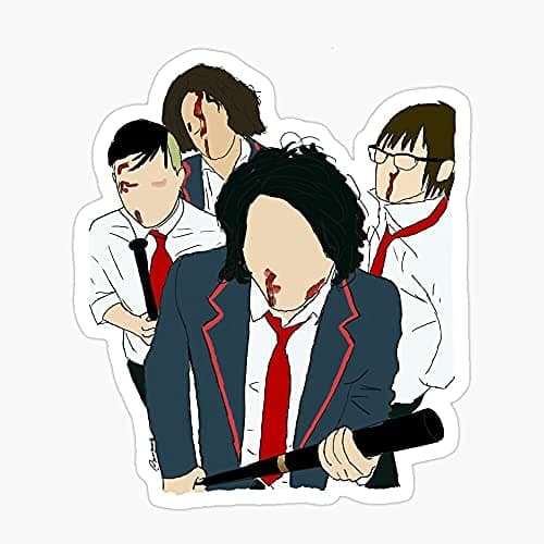 Era Revenge Gerard Frank Iero Emo Chemical MCR Romance Mikey Way My - Sticker Graphic - Waterbottles, Hydroflask, Laptops, Phones, Cars, Lockers, Binders Decal Sticker