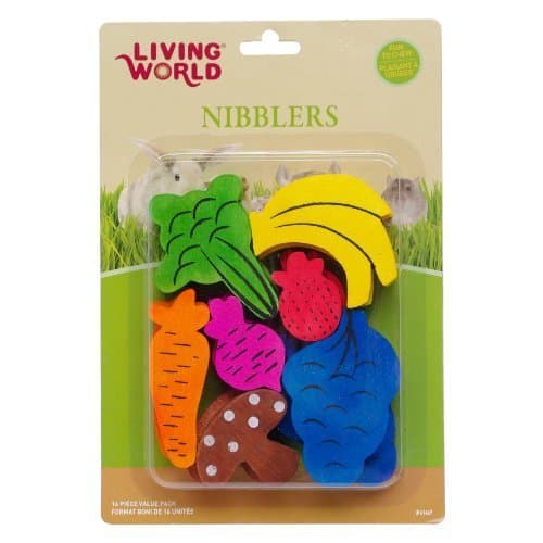 LW Nibblers, Wood Chews, Fruit/Veggie Mix by Living World