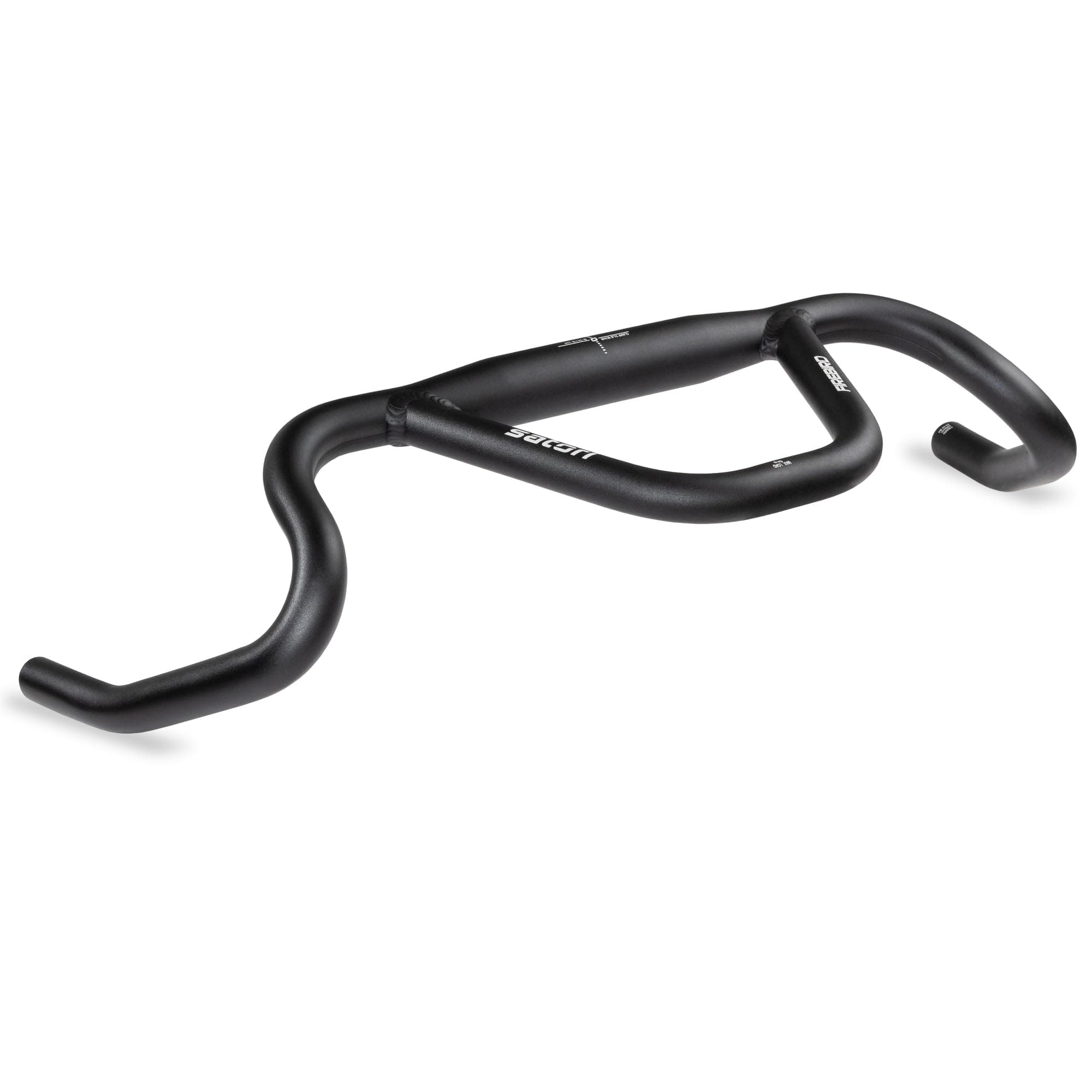 Satori Firebird Gravel Road Bike Bicycle Aluminum Alloy 30 Degree Flare Drop Bar Bent Handlebar with Integrated Front Extension - Clamp Size 31.8mm