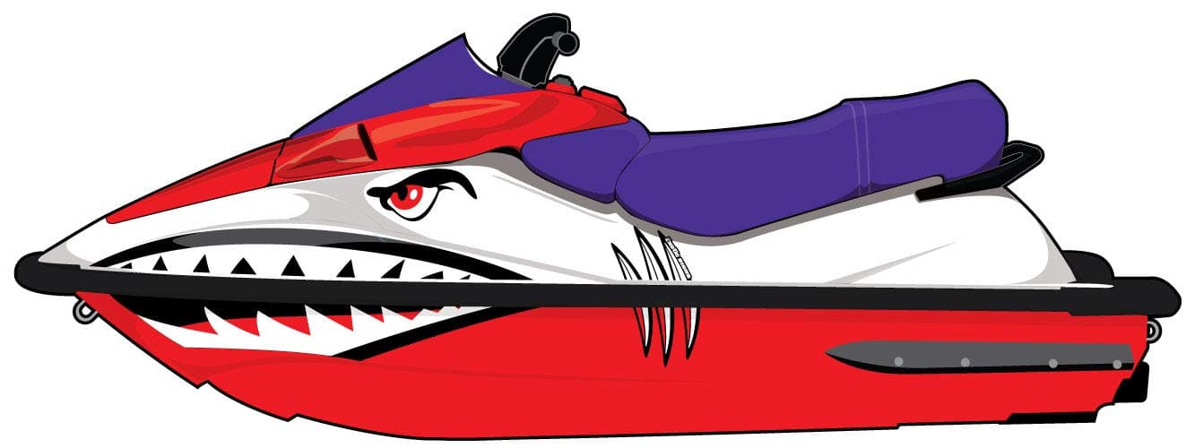 Kawasaki ZXi Printed & Cad Cut Graphic Kit - EK0007ZXi