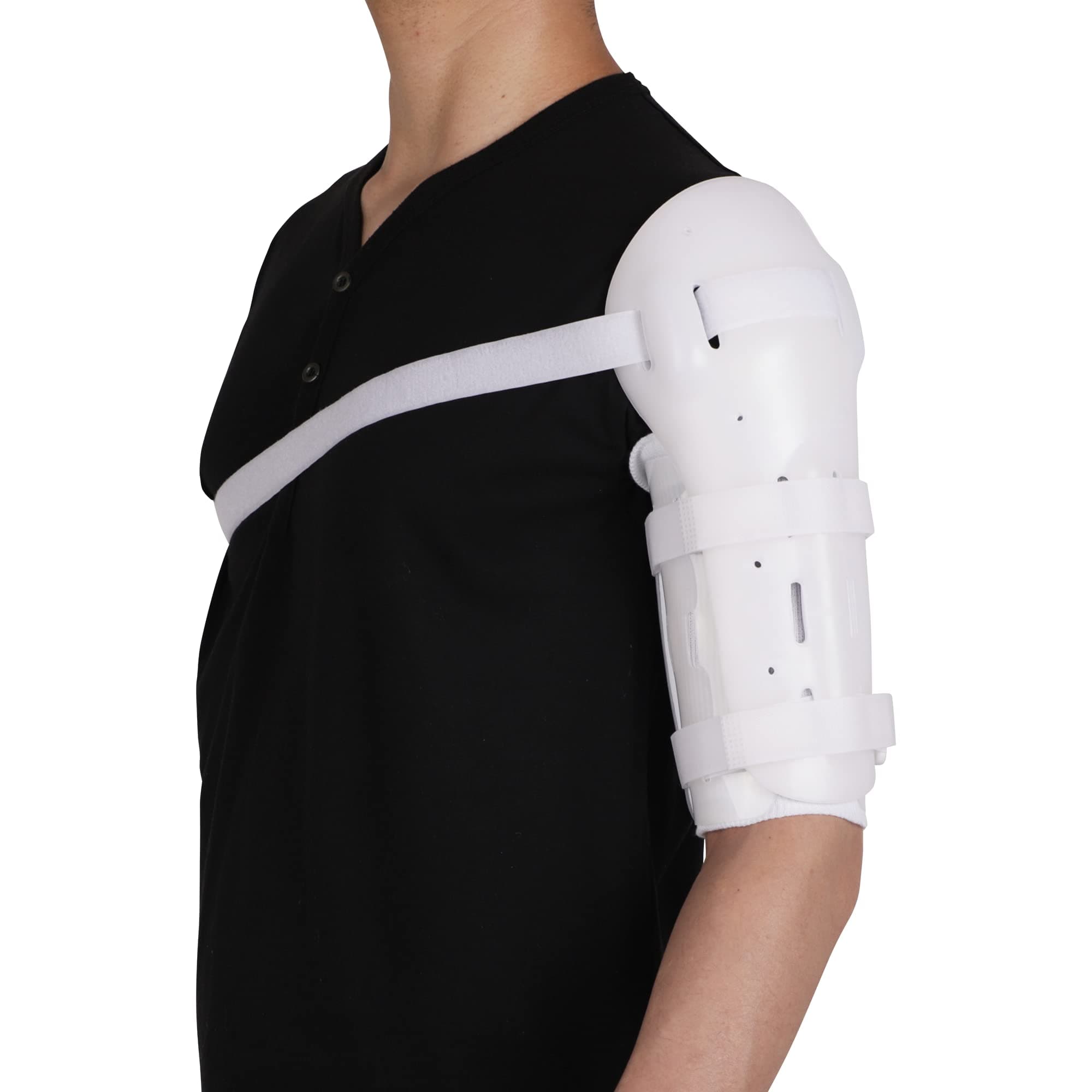 Komzer Sarmiento Brace Humeral Fracture Splint, for Broken Upper Arm, Lightweight and Breathable Humeral Shaft Fracture Splint (Large)