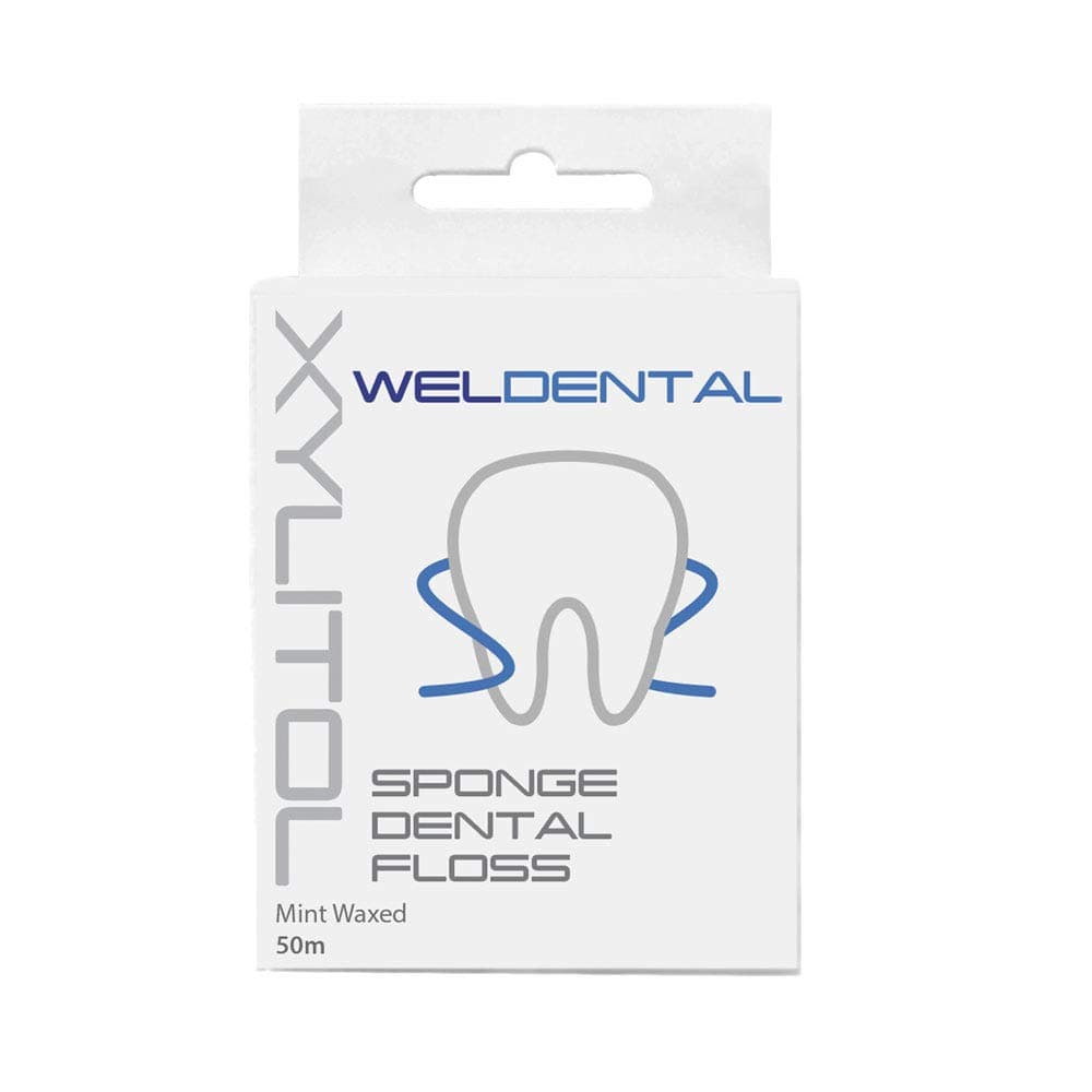 Weldental Xylitol Expanding Dental Floss 50m Available in Singles, 4-Packs, and 6-Packs