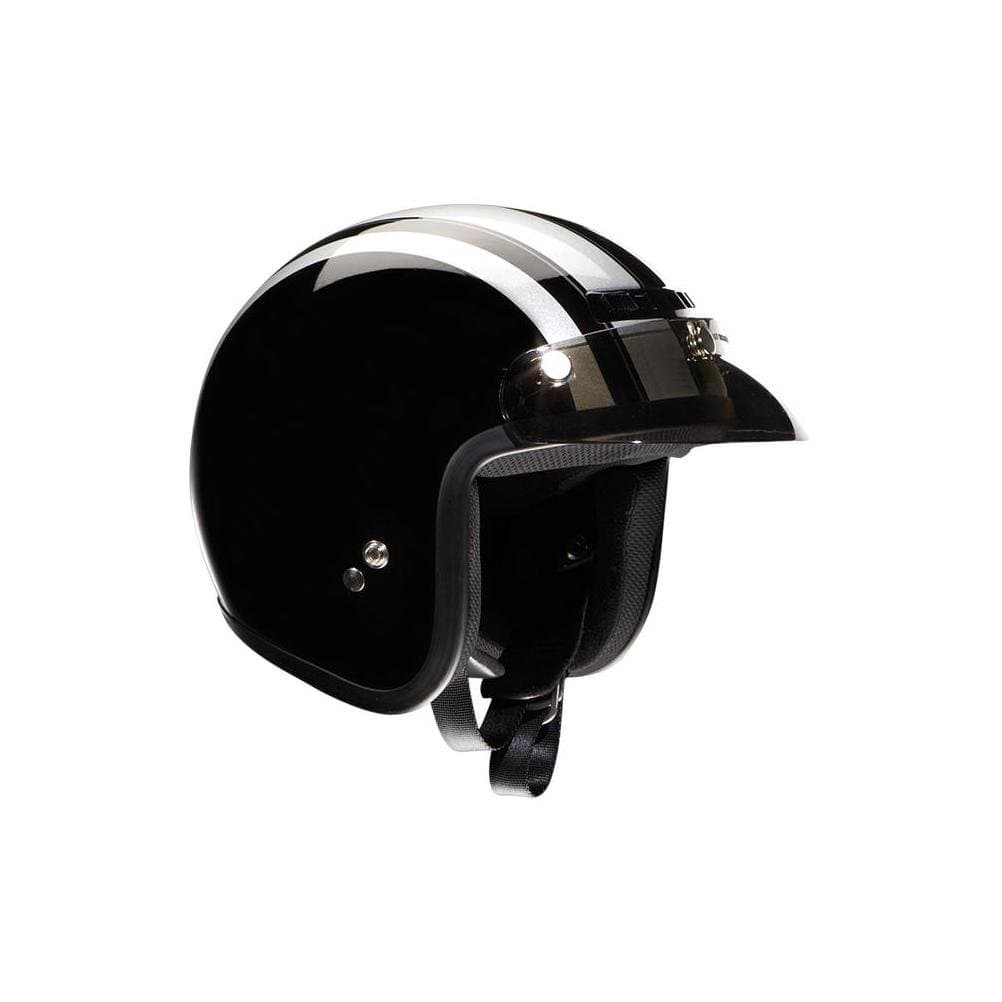 Z1R JIMMY RETRO HELMET BLACK/SILVER SM