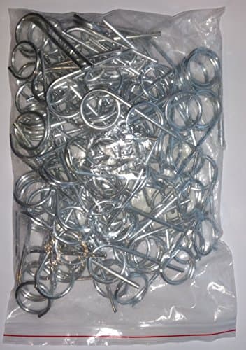 (Lot of 100) Fire Extinguisher Steel Lock Pins, Pull Pins for those Business that Service their own Fire Extinguishers