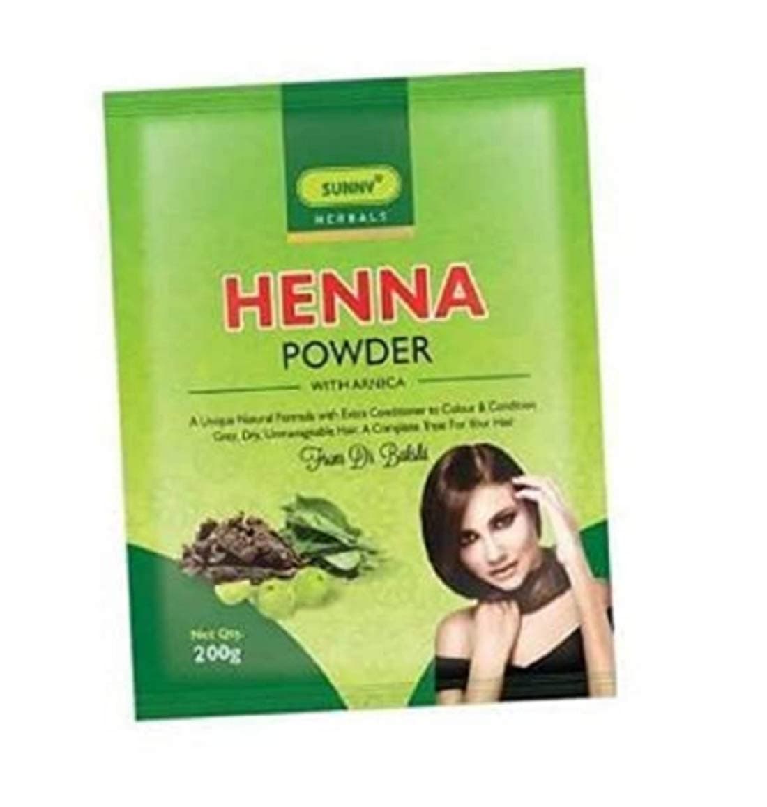BAKSON'S SUNNY Herbal Henna Powder 200g - (Set of 5)