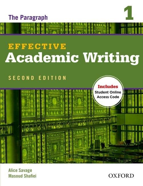 EFFECTIVE ACADEMIC WRITING SECOND EDITION 1 STUDENT BOOK