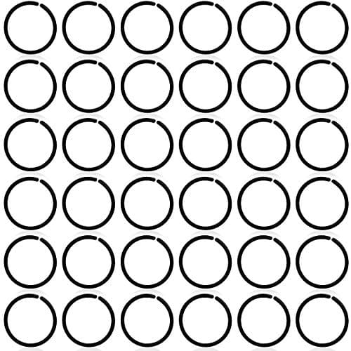 Kridzisw22G Clear Plastic Nose Rings Hoop Piercing Retainer for Surgery Acrylic Flexible Hypoallergenic Tragus Cartilage Helix Daith Rook Earrings Hoops for Work Sport Women Men 8mm 5/16 inch