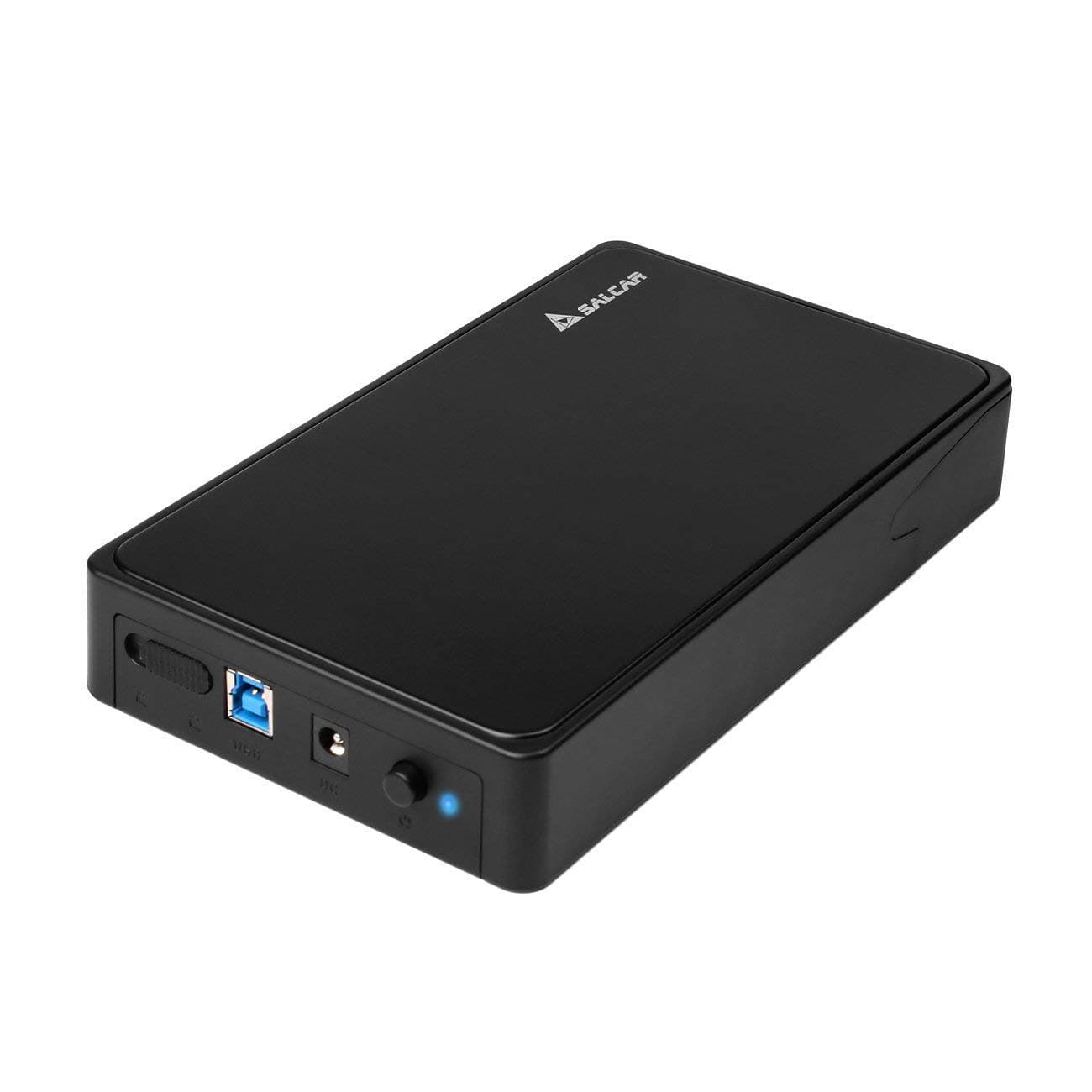 Salcar Tool-free 3.5 Inch USB 3.0 Hard Drive Enclosure for 3.5 Inch SATA Hard Drive Supports Hard Drives up to 6 TB