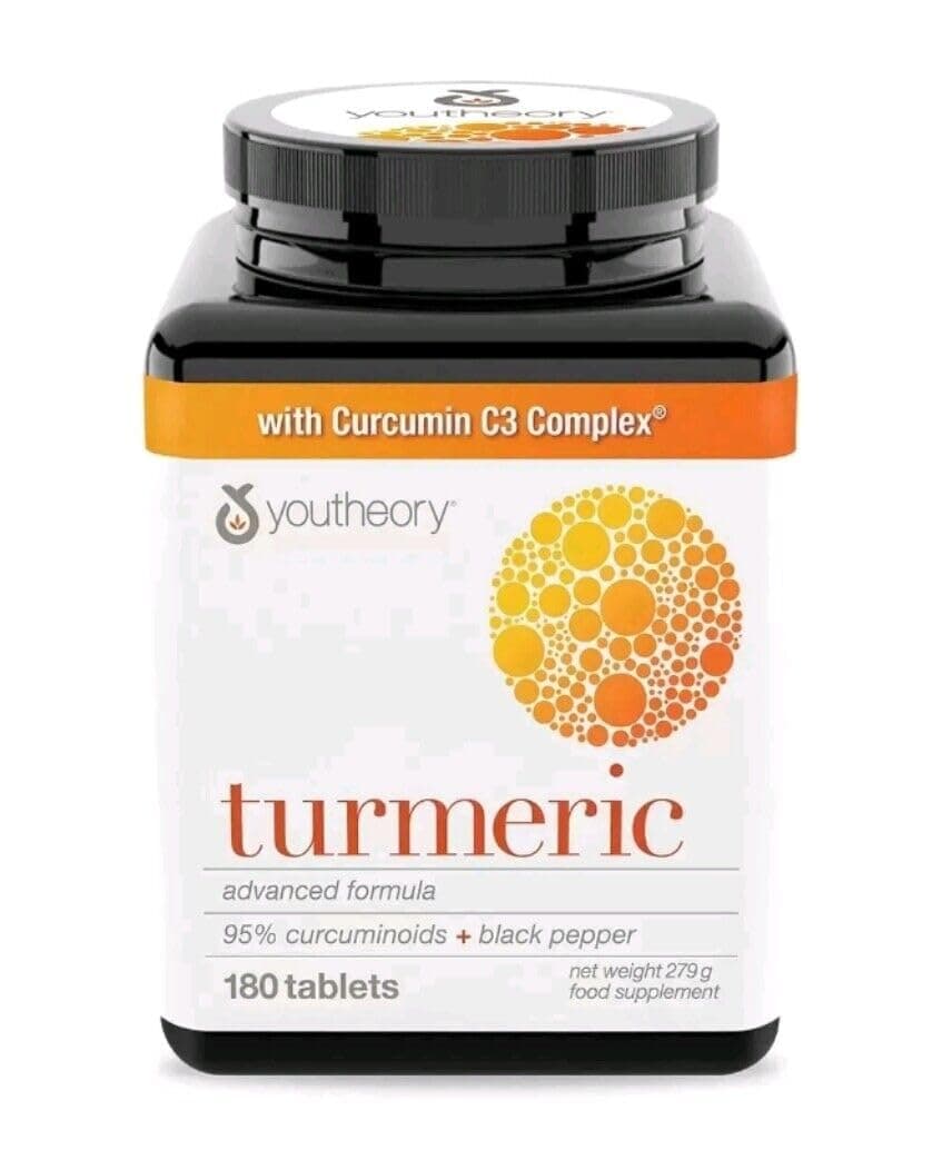 Youtheaory Turmeric Advanced Formula -180 Count