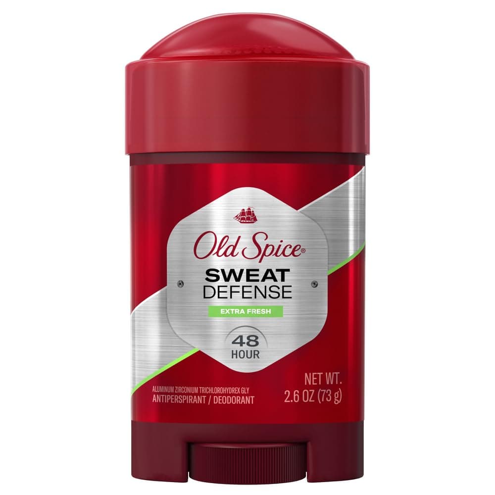 Old Spice Hardest Working Collection Sweat Defense Anti-Perspirant & Deodorant, Extra Fresh, 2.6 Ounce