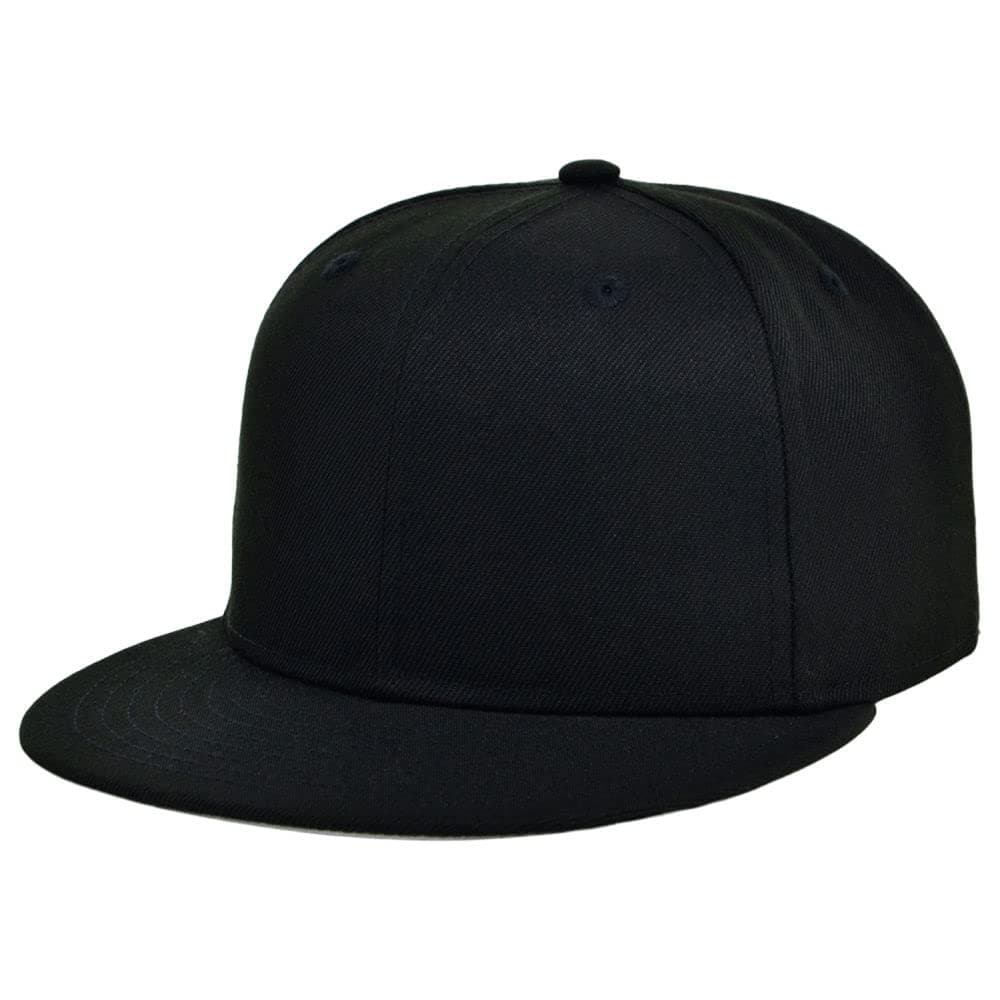 Blank Premium Full Court w/Colored Under Visor Fitted Cap