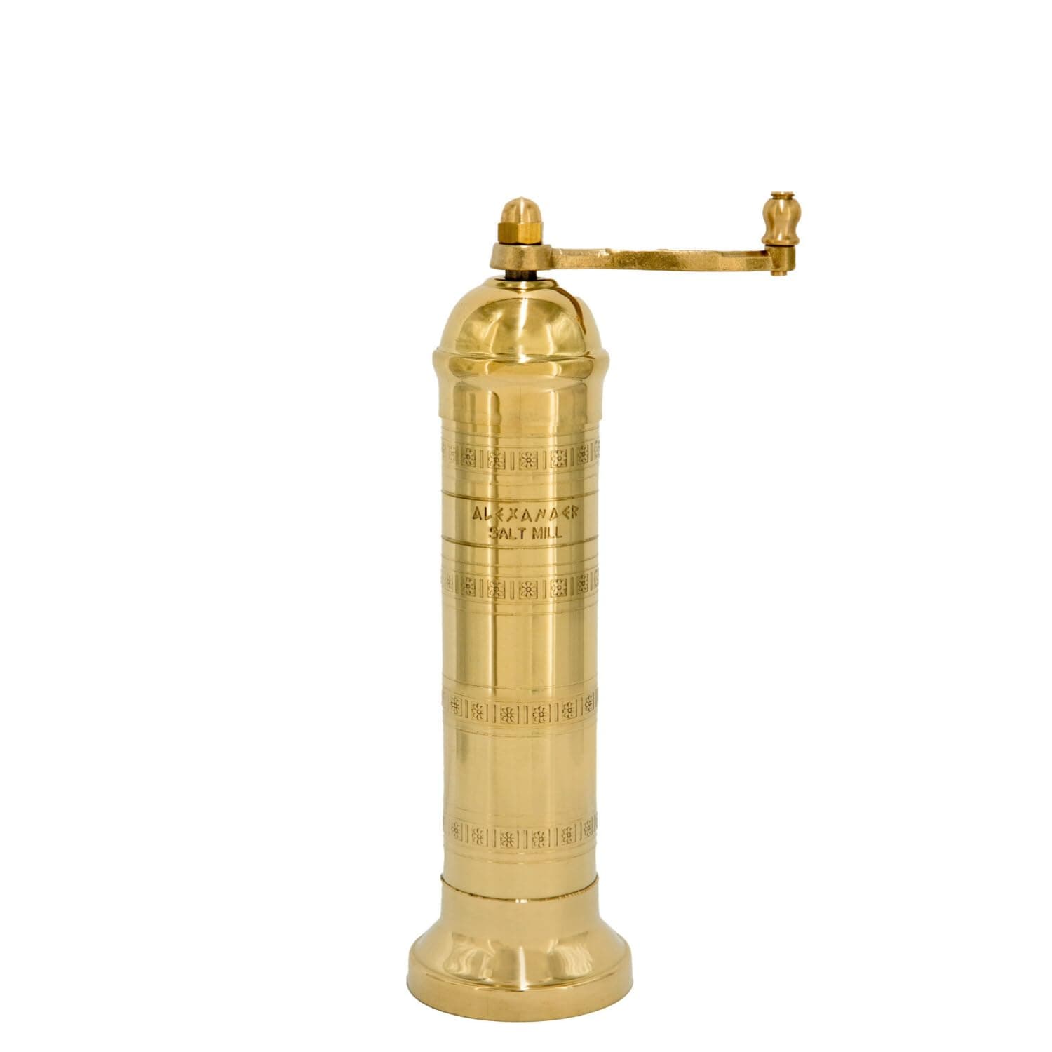 Alexander Home The Original European Mill (Brass, 8-Inch Salt)