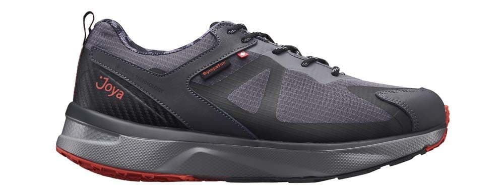 JOYA Veloce STX M Black Men's Outdoor Ripstop Nylon Mesh Lace-Up Shoe, Black