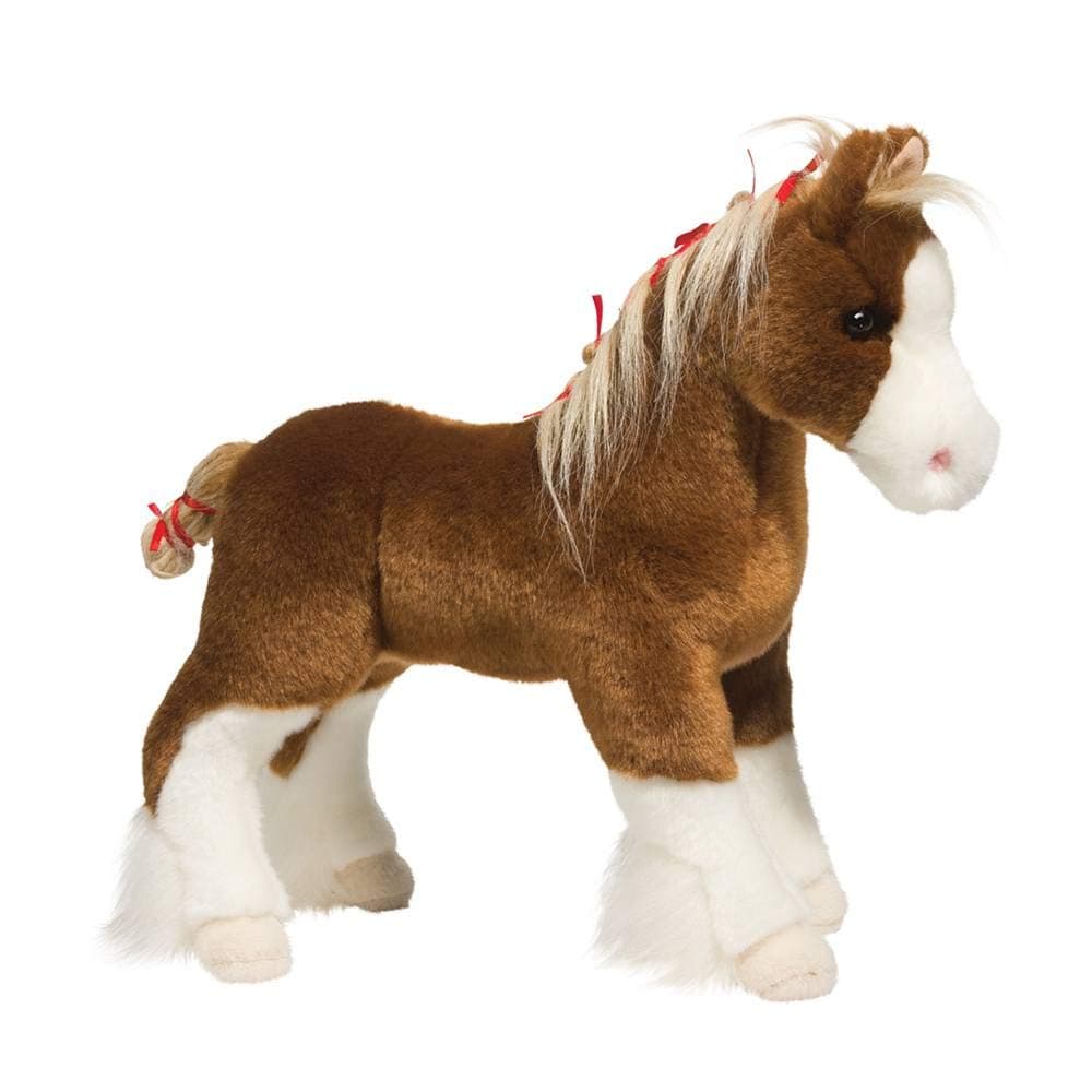Samson Clydesdale Draft Horse Plush Stuffed Animal