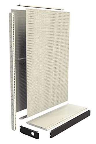 Madix Fixtures Wall Section, 48" Wide x 72" Height x 16" Depth, Beige Finish (Sahara)