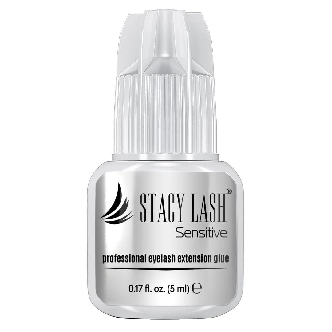 Stacy Lash Sensitive Eyelash Extension Glue,5ml/Low Fume/5 Sec Drying Time/Retention - 5