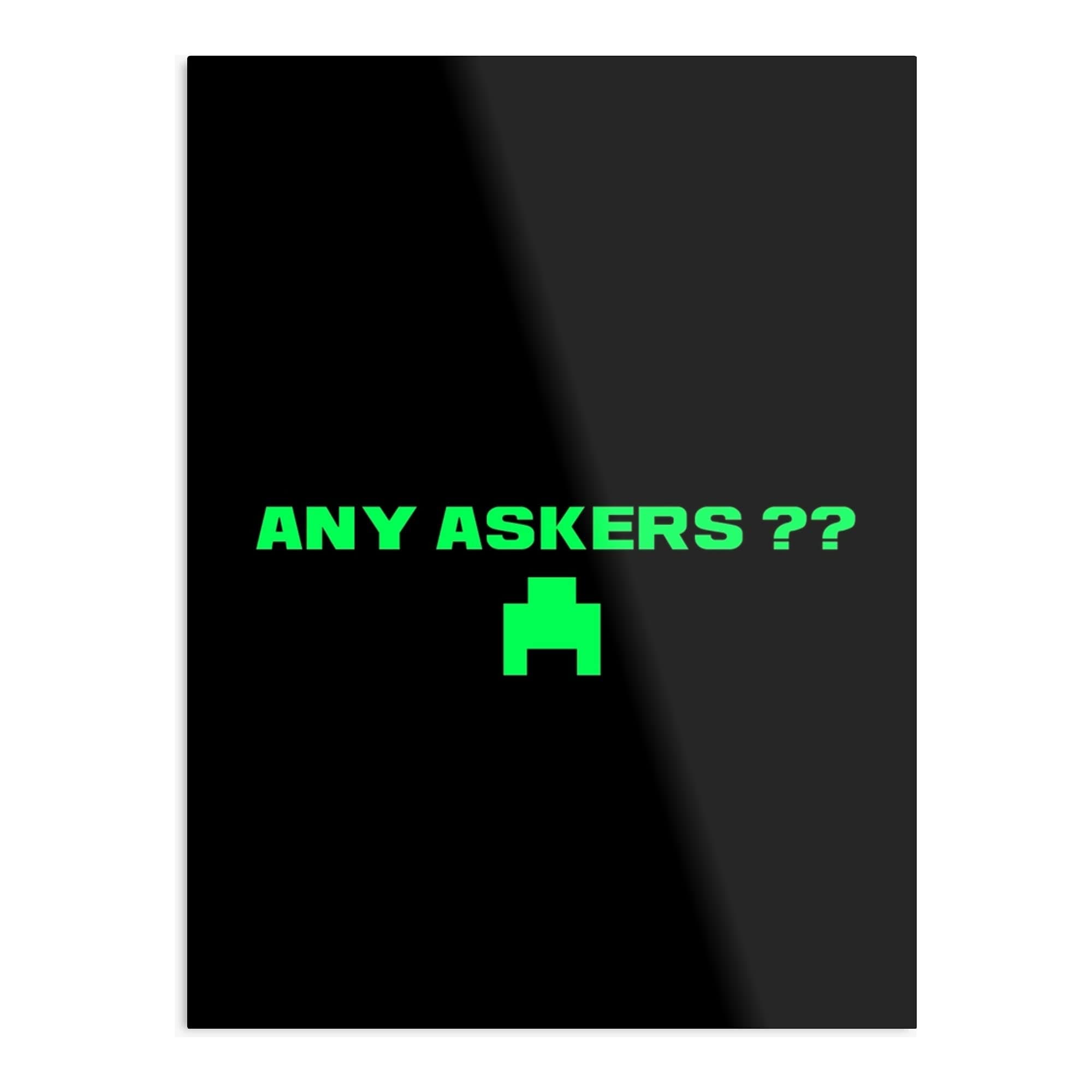 Huskers Twitch Any Askers Dream Meaning SMP Copypasta Emote Meme I SMPteam - Impressive Posters for Room Decoration Printed Trendy - Customize