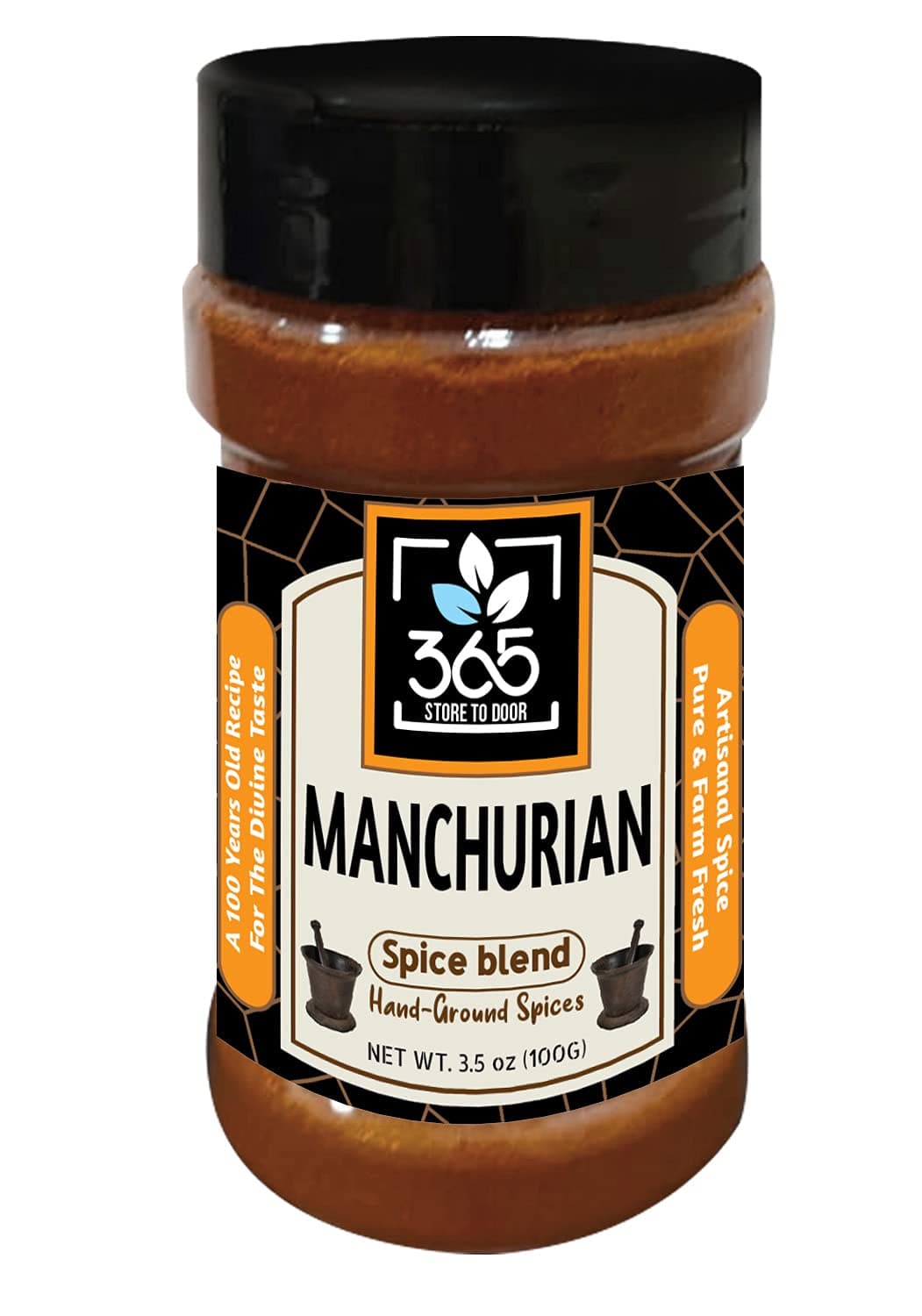 365 STORE TO DOOR Indian Spice - Manchurian Mix Masala, 200 gm. | Homemade Powdered | for Healthy Cooking | Ready to use | All Seasonings Spices | Pure & Hygiene | Spice Mix – Pack of 1